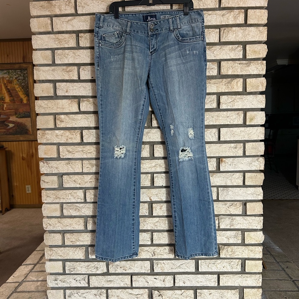 Classic Blue Straight Leg Jeans